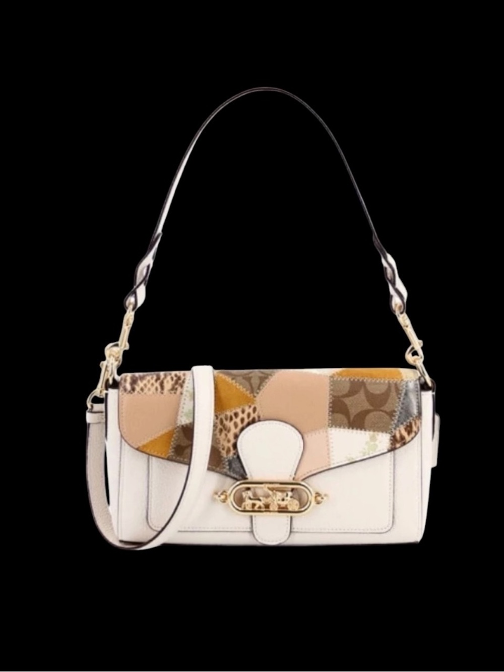 Coach Jade Shoulder/Crossbody Bag with Patchwork NWT